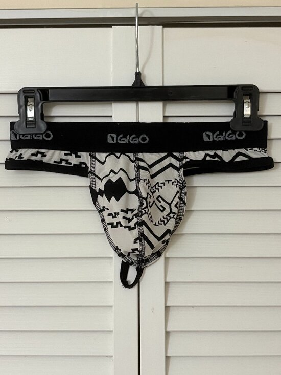 Gigo Other - Gigo Thong--Black/White